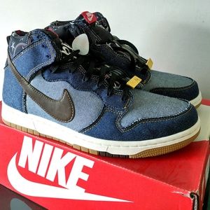 NEW Nike Dunk CMFT Denim Style 705434-401